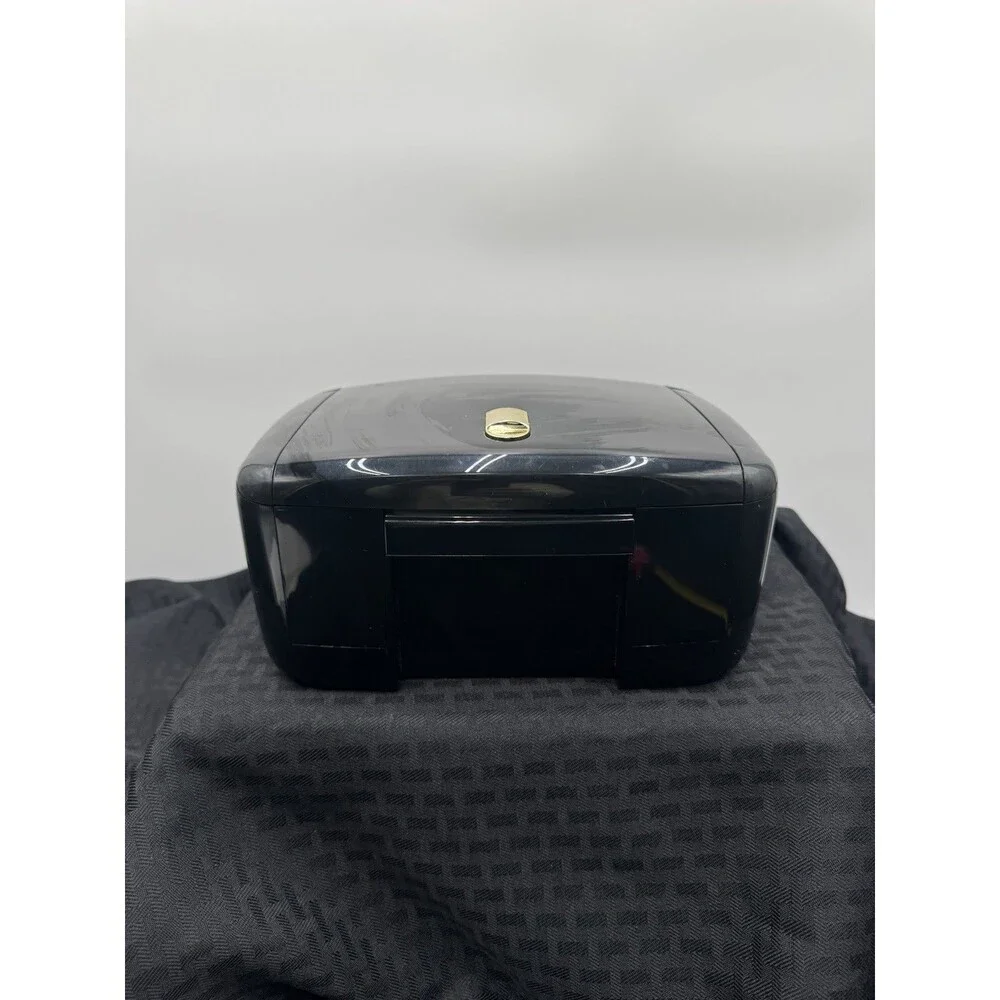 Black Jewelry Organizer Box with Gold Accent
